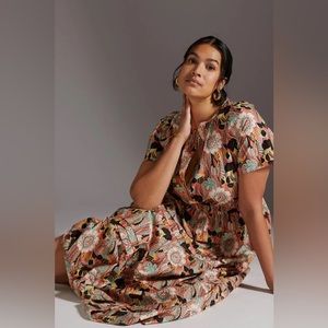 MAEVE Anthropologie The Somerset Maxi Dress Size Large